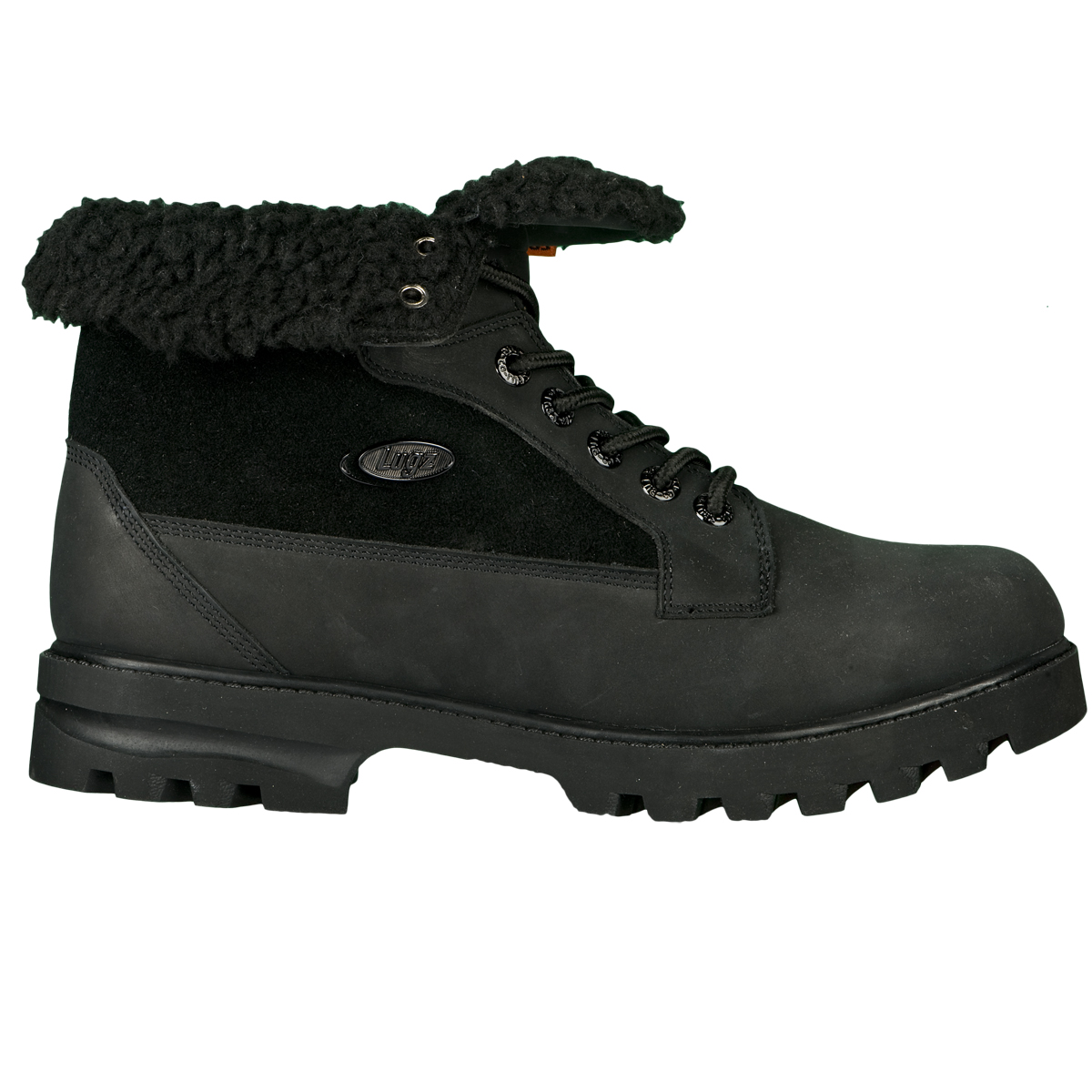 mens black lugz boots